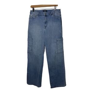 Dr, Jeans Blue Wide Leg Denim Pants Women 12 High Rise